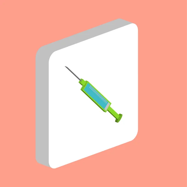 Medical Syringe computer symbol for your business project — Stock Vector