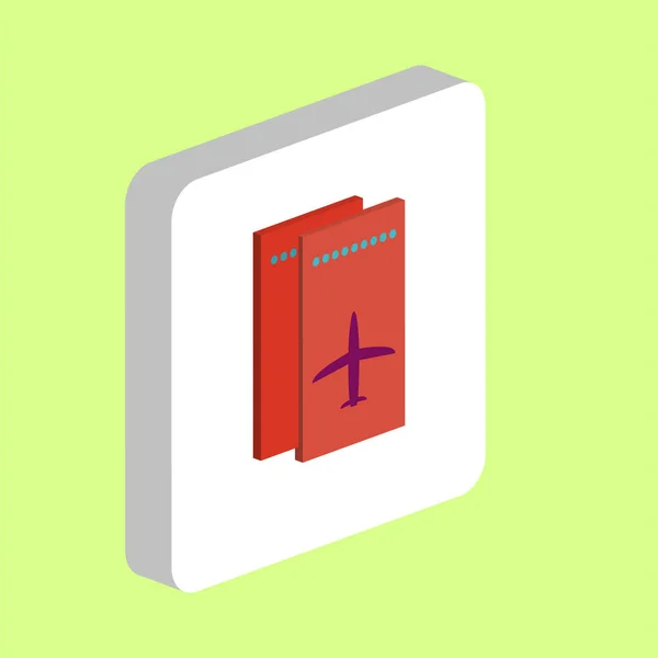 Air Ticket computer symbol