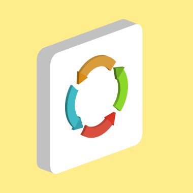 Daire okları bilgisayar simgesi