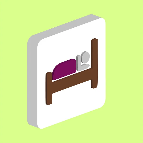 Hotel komputer symbol — Wektor stockowy