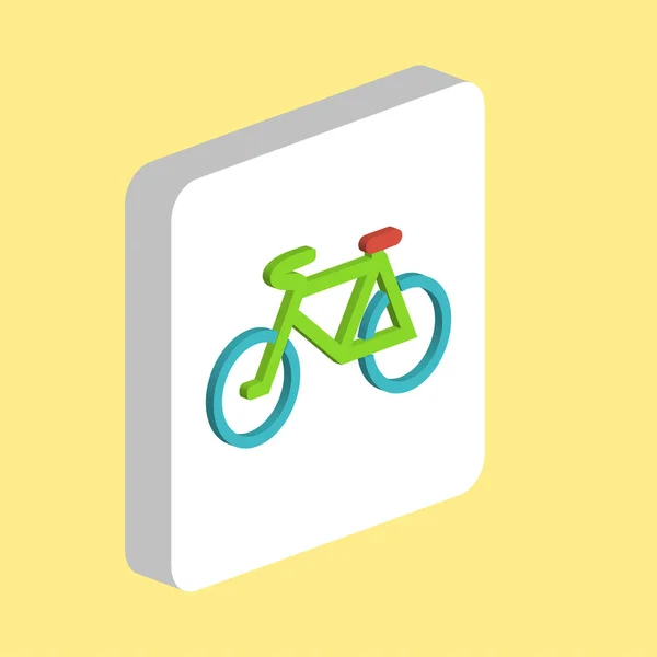 Bicicleta Montaña Icono Vector Simple Plantilla Diseño Símbolo Ilustración Para — Vector de stock