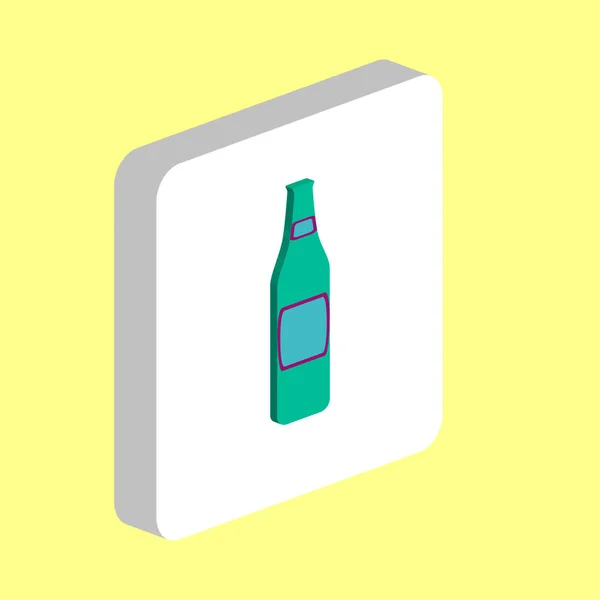 Glass Beer computer symbol — Stock Vector