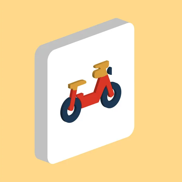 Símbolo de computador motocicleta — Vetor de Stock