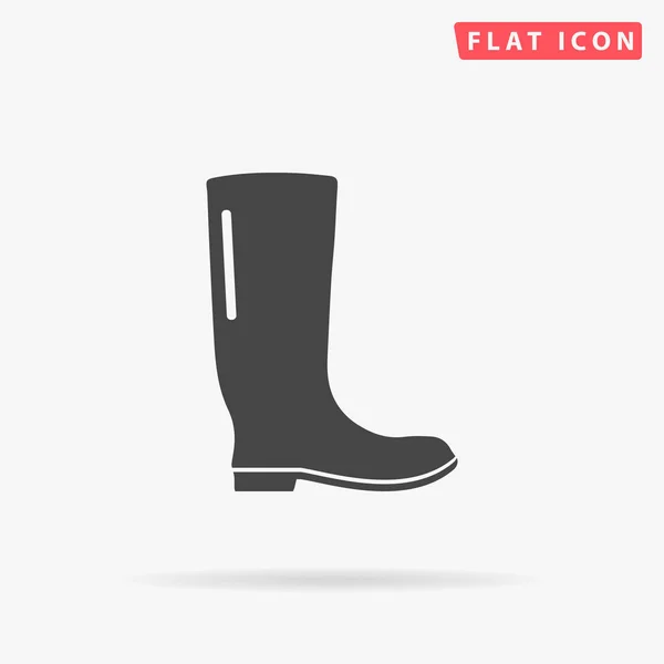 Botte en caoutchouc. Bottes de pluie. Bottes de gomme — Image vectorielle