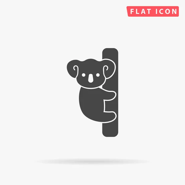 Mignon koala sur un arbre — Image vectorielle
