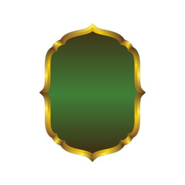 renkli gradyan yaratıcı Arapça çerçeve dekorasyonu.