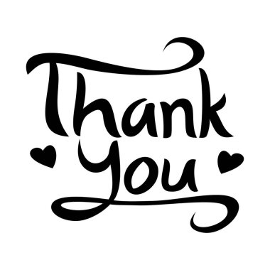 Teşekkürler tipografi dekoratif tasarım..