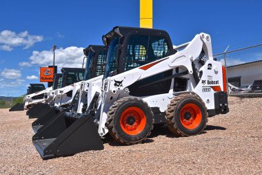 Rapid City, Güney Dakota, Dakota, 23 Mayıs 2018: S535 Bobcat mini mini bir satış yerinde Park West Fargo, Kuzey Dakota'da genel merkezi.