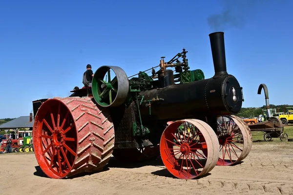 Rollag Minnesota Augustus 2019 Werelds Grootste Stoommachine Case 150 Wordt — Stockfoto