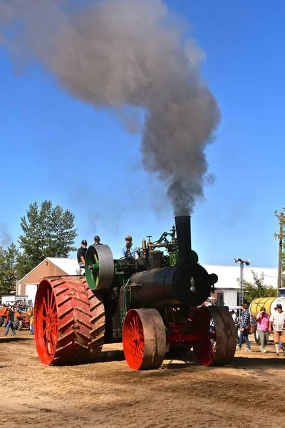 Rollag Minnesota Augustus 2019 Werelds Grootste Stoommachine Case 150 Wordt — Stockfoto