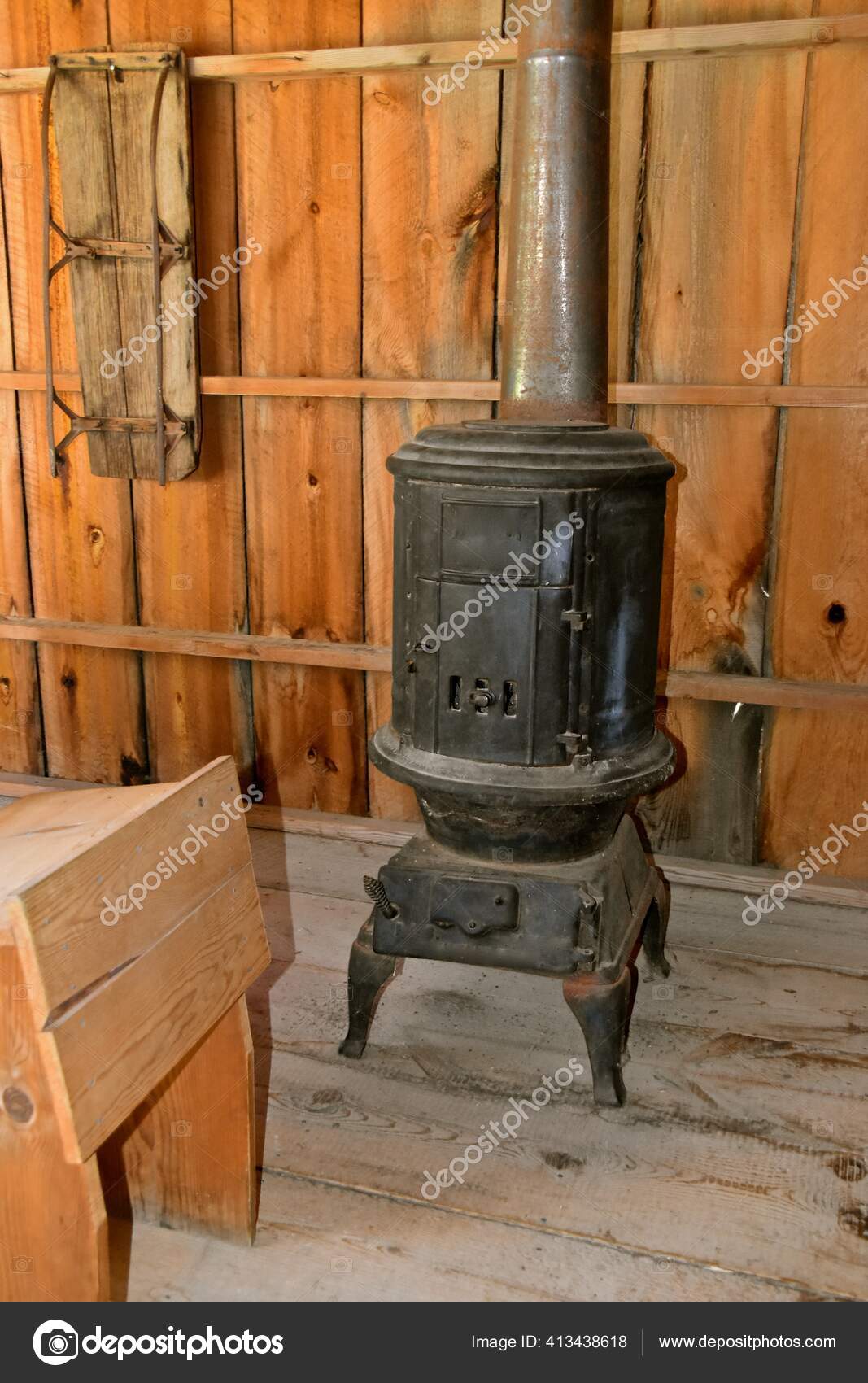 Pot Belly Stove Installation