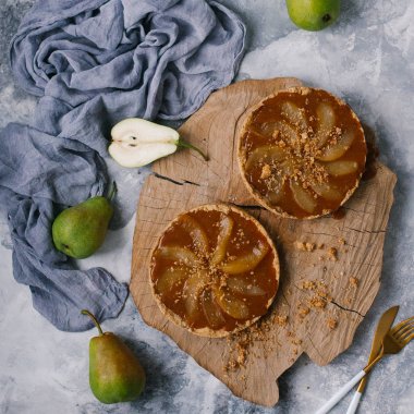 Kek ile armut ve dondurma