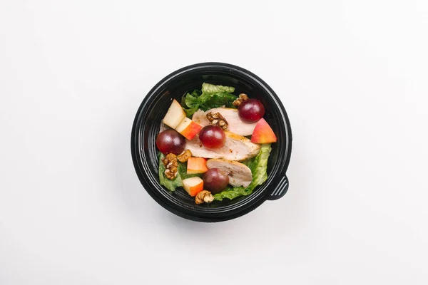 상자에서 샐러드의 섭취의 — 스톡 사진