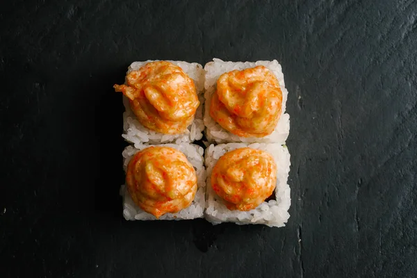 Traditional Japanese Sushi Rolls — Stock Photo, Image