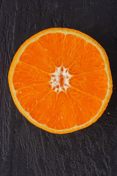 Fruta Laranja Saborosa Fresca Perto — Fotografia de Stock