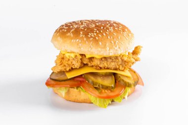 Hamburgerle çizburgeri yan yana koy.