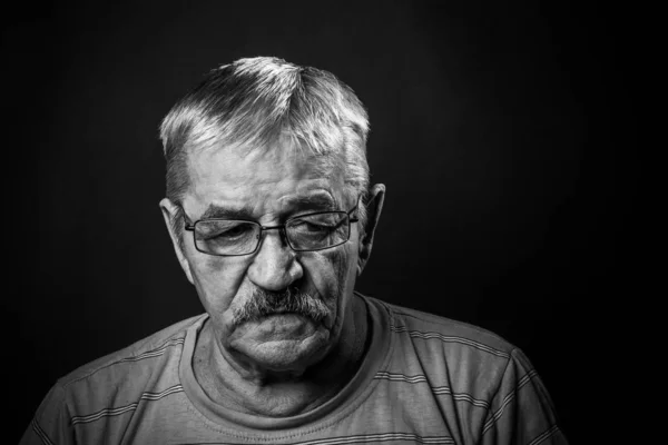 Old Man Glasses Camouflage — Stock Photo, Image