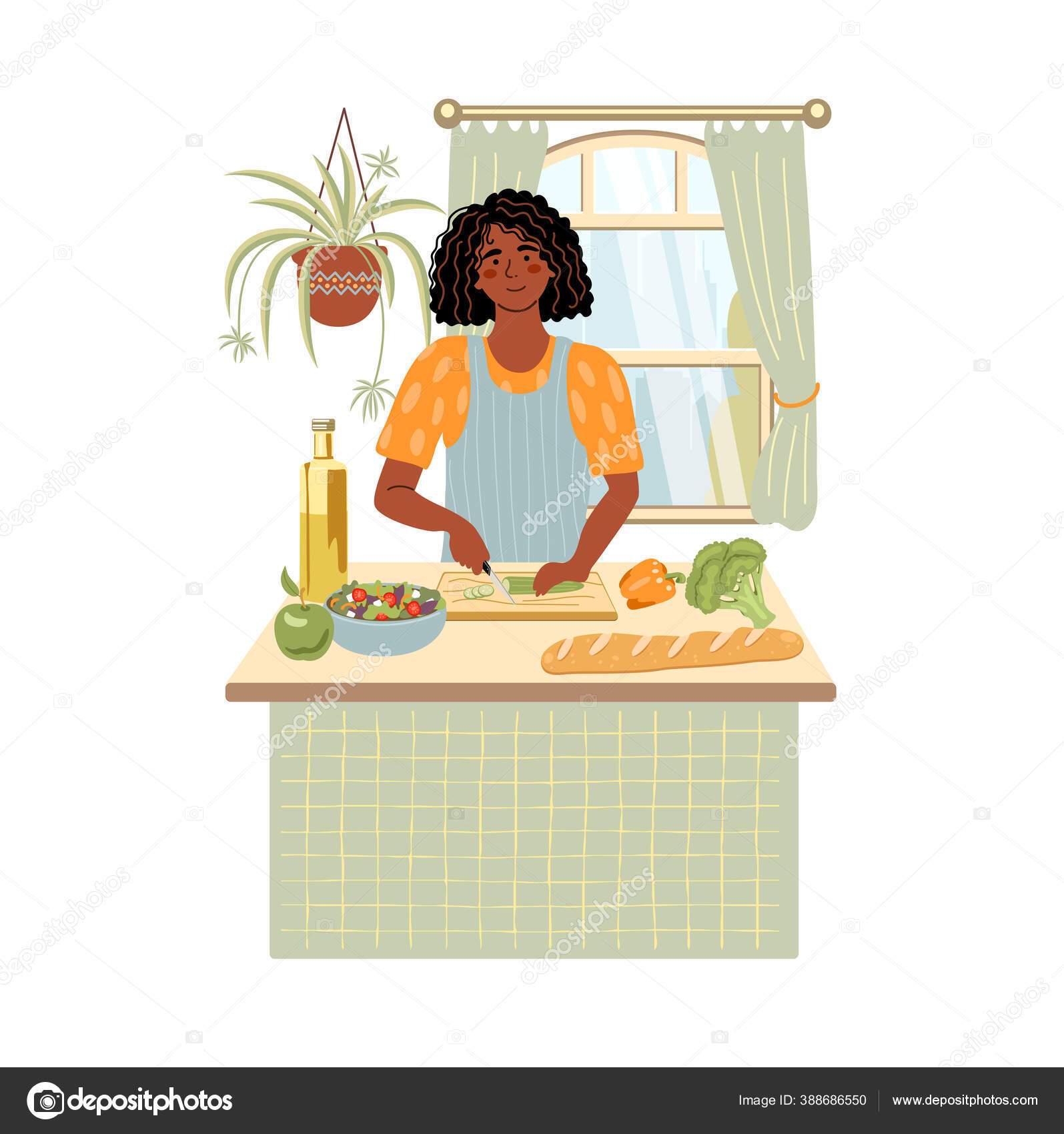 https://st4.depositphotos.com/32629564/38868/v/1600/depositphotos_388686550-stock-illustration-smiling-african-american-woman-cooking.jpg