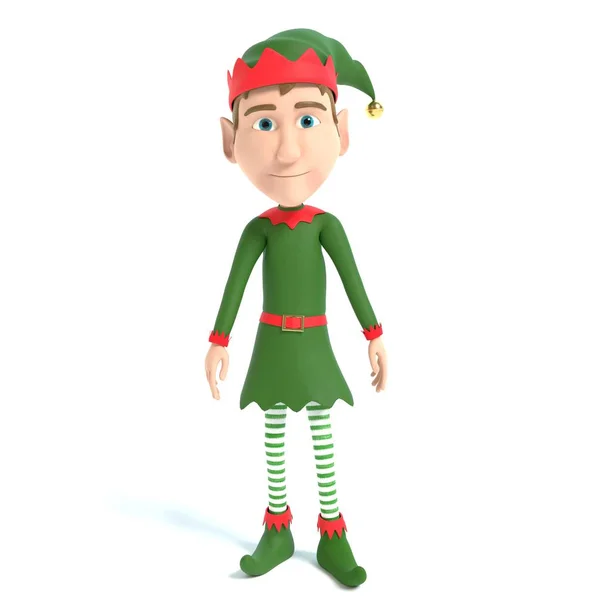 Illustration Jul Elf — Stockfoto