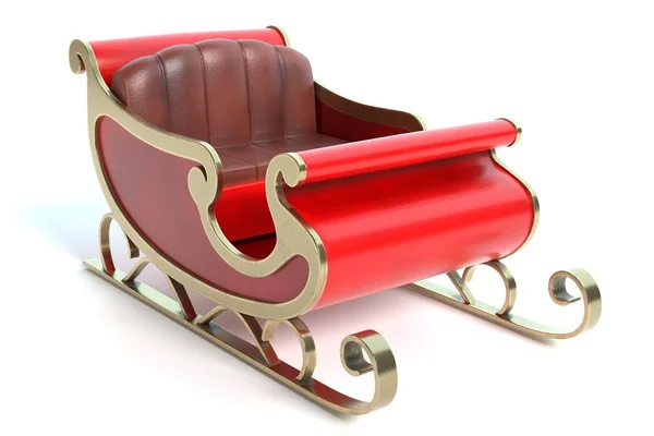 Illustration Santa Sleigh — Stock Photo, Image