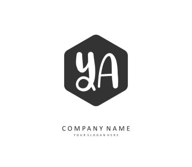 Evet. El yazısı ve imza amblemi. Şablon ögesine sahip bir konsept el yazısı logosu.