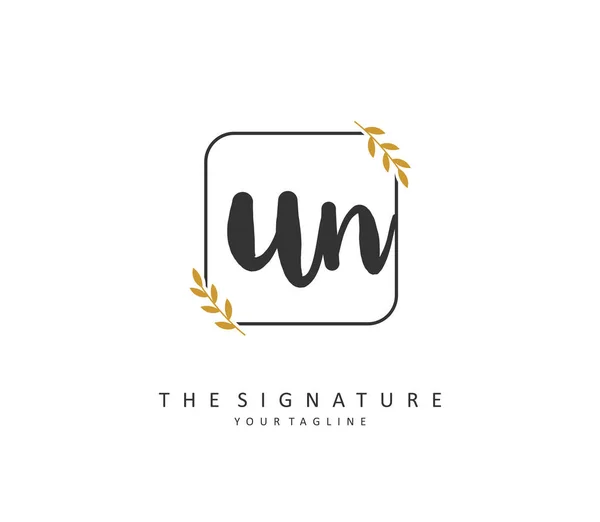 Initial Letter Handwriting Signature Logo Concept Handwriting Initial Logo Template — Stock vektor