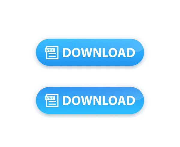 PDF downloadknop — Stockvector