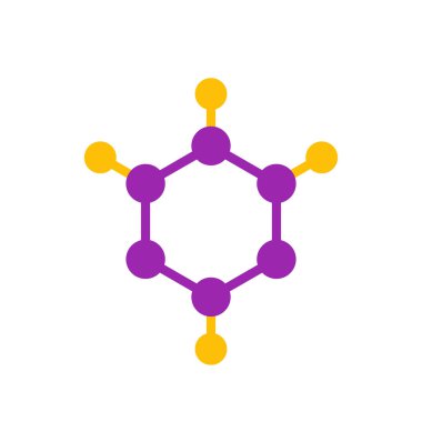 molekül vektör logo elemanı, simgesi