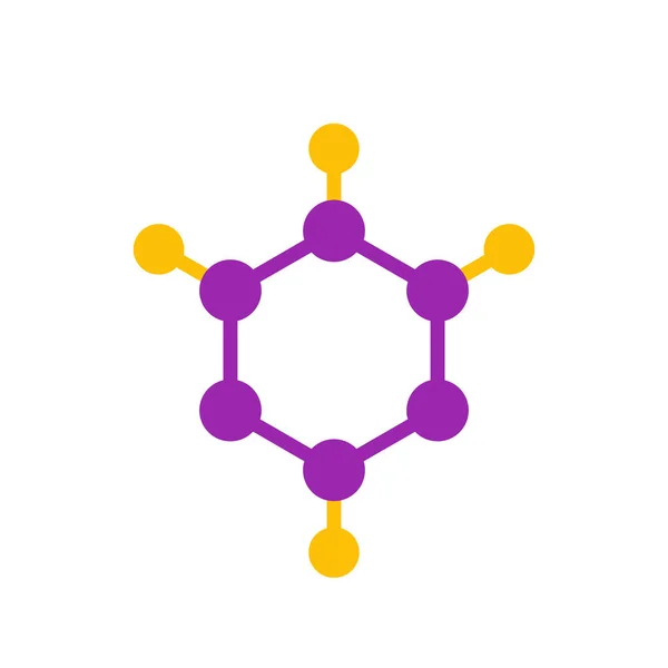 Elemento do logotipo do vetor da molécula, ícone — Vetor de Stock