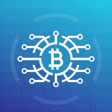 Bitcoin vektör çizim