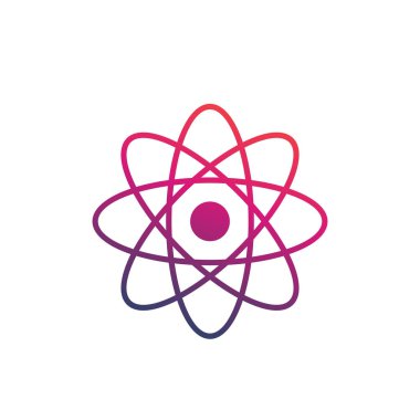 Atom kutsal kişilerin resmi üstünde beyaz
