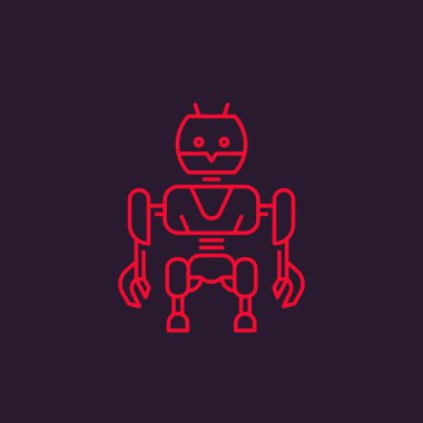 Robot vektör çizim, doğrusal stili