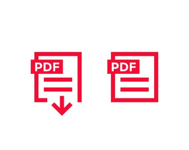 PDF belge, pdf dosya simgeler download