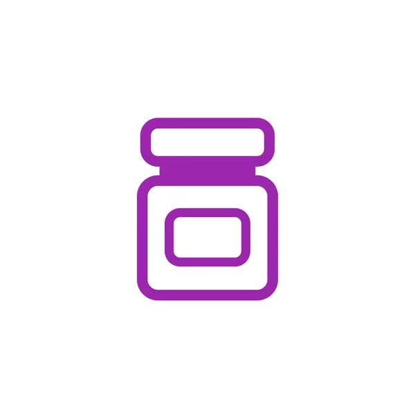 Bottle of medicine icon — Stock Vector