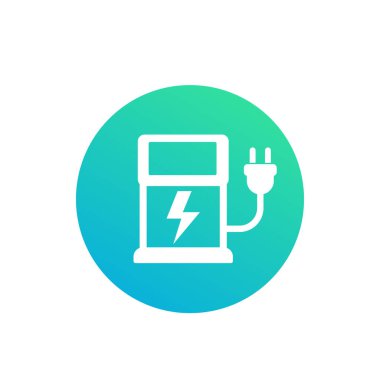 elektrikli araç şarj istasyonu simgesi