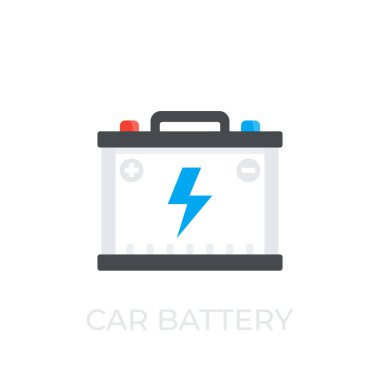 Akü, akümülatör vektör simgesi