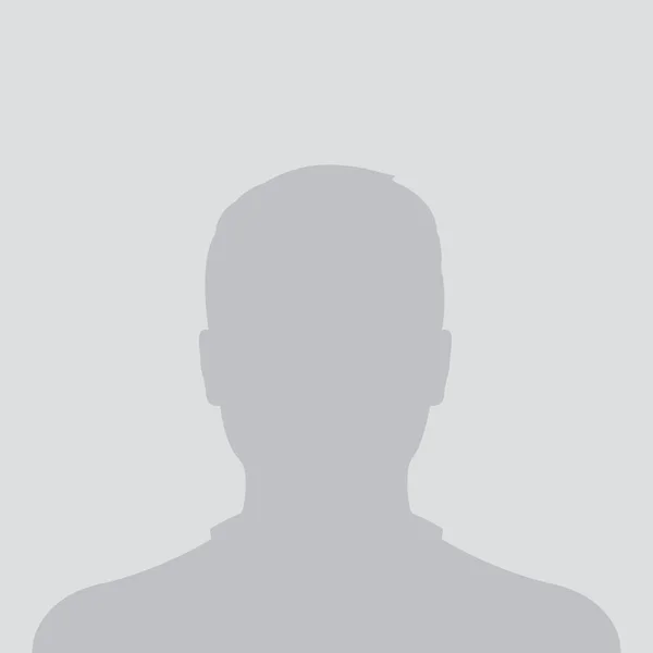 Avatar predefinito, segnaposto foto, icona del profilo — Vettoriale Stock