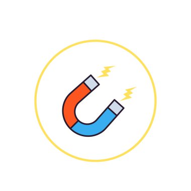 mıknatıs vektör simgesi