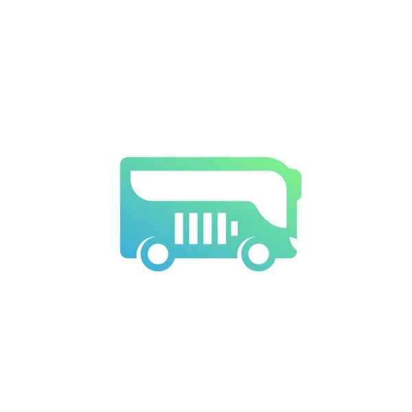 Elektrische bus vector pictogram — Stockvector