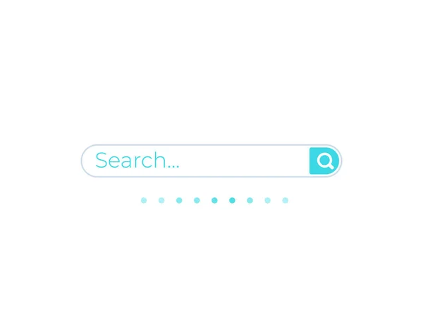 Search bar vector template for ui, web and apps — Stock Vector