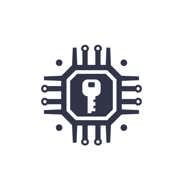 Verschlüsselung, Kryptographie, Datenschutz-Symbol — Stockvektor