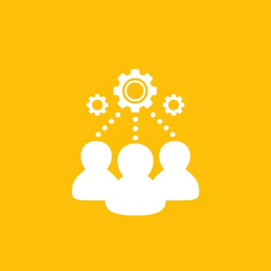 işbirliği, çalışma grubu vektör simgesi