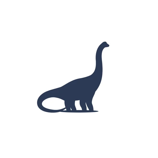 Dinosaurie, sauropod vektor symbol — Stock vektor