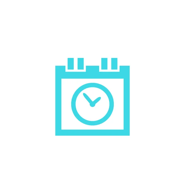 Schedule icon on white — Stock Vector