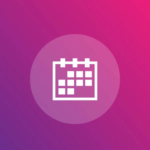 Χρονοδιάγραμμα, το εικονίδιο ημερολογίου — Διανυσματικό Αρχείο