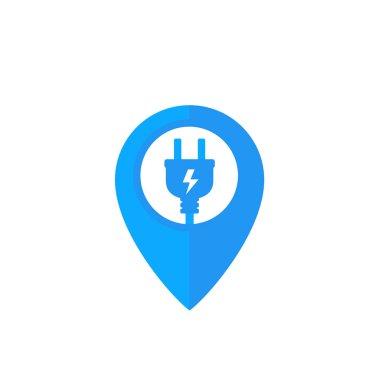 Elektrik Fişli Şarj istasyonu simgesi