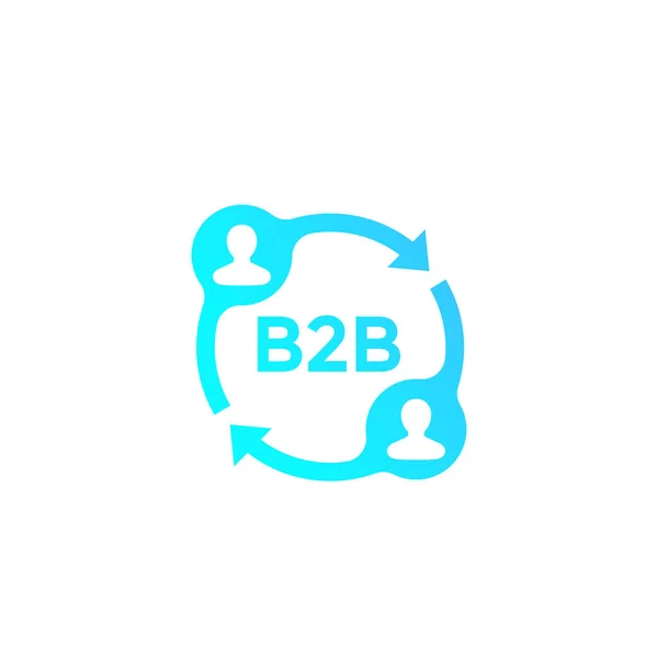 B2b, d'entreprise à entreprise, vecteur — Image vectorielle