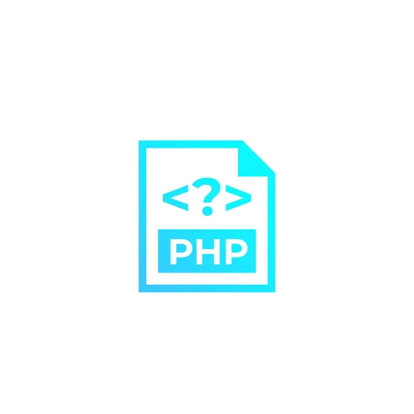 Php コードのベクトル アイコン — ストックベクタ