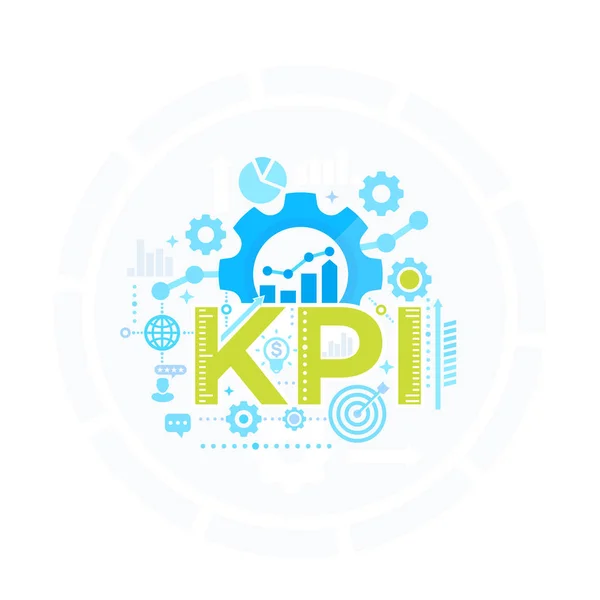KPI, indicador clave de rendimiento, vector de gestión 2023
