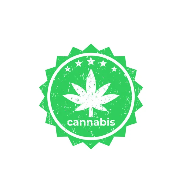 Marijuana, vecteur du cannabis — Image vectorielle